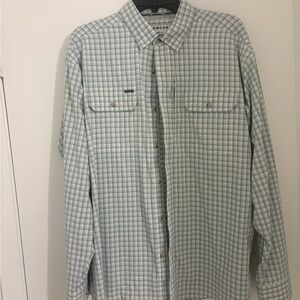 Poncho Men's Blue Checkered Shirt